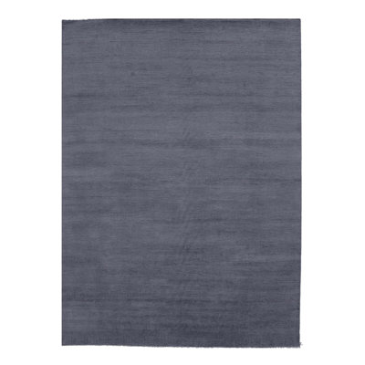Wilmah One-of-a-Kind Rectangle 10'1" X 14'2" New Age Area Rug in Navy Blue