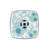 Floral patterned square ceramic stool-1019334729