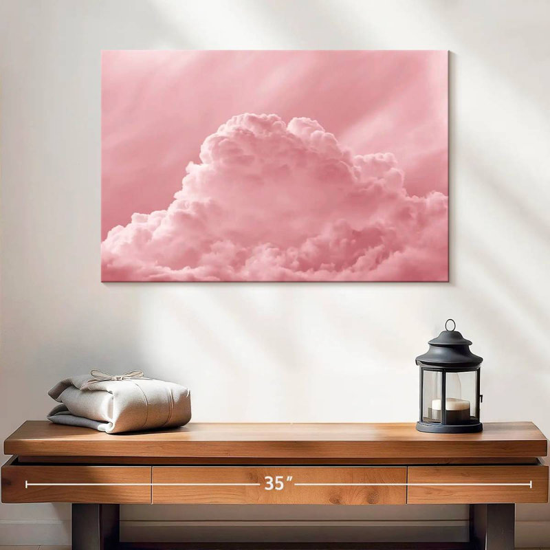 Alvord - nuages roses, H 16 po x l 24 po