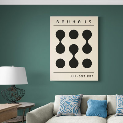 Bauhaus - Connected Circles Grid - Closed Corner Frame Print