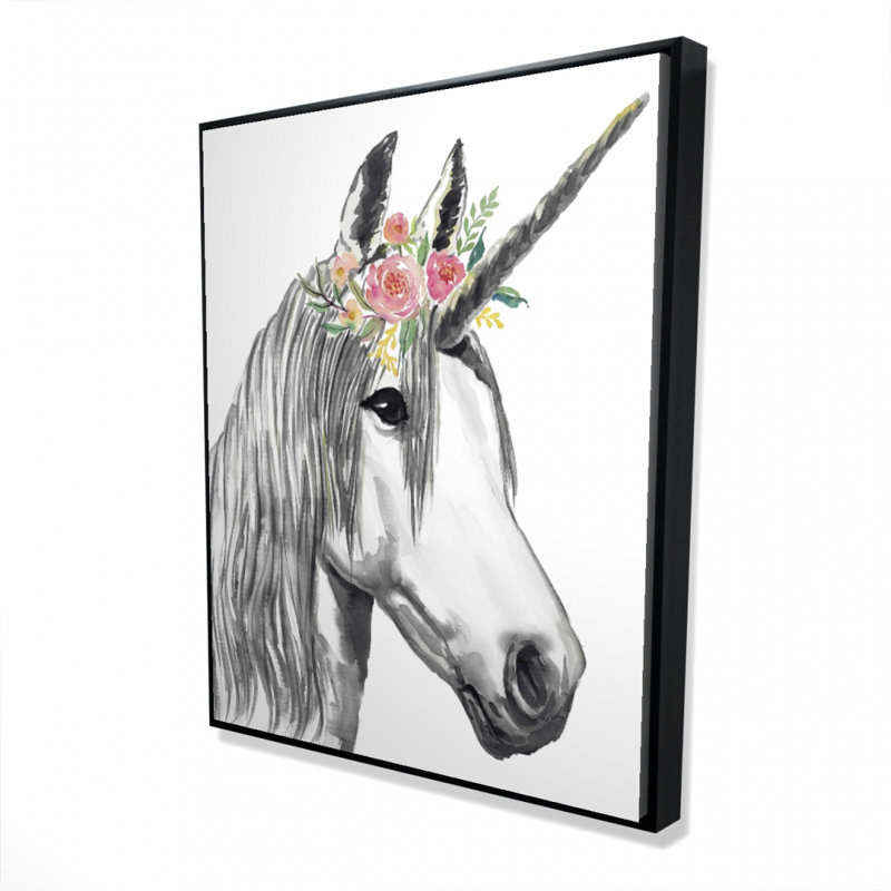 Unicorn Print On Canvas