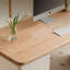 Bureau de direction rectangulaire en bois massif avec tiroirs Burlywood-533684379