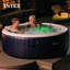 Spa gonflable à jets pour 4 personnes 140 Intex