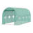 Walk-in Tunnel Greenhouse 9.58x6.43x6.23ft Galvanized Frame PE Cover Green-114480791-114480792