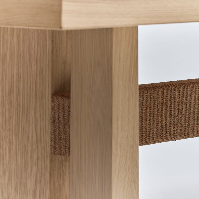 Lummus Solid Oak Dining Table