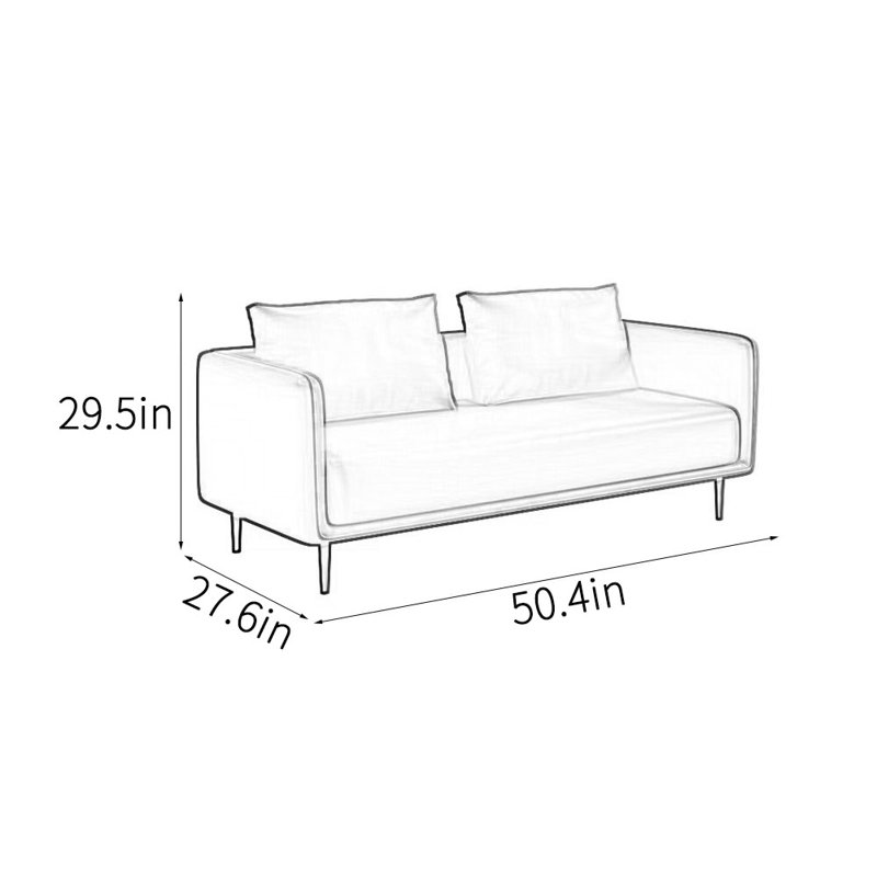 Canapé de bureau simple pour affaires et loisirs
