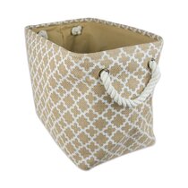 Mail Canvas Storage Basket Winston Porter