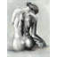 Femme nue par derrière, reproduction sur toile