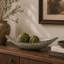 Plateau gris en nacre décorative
