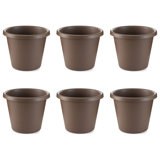The  14 Inch Indoor or Outdoor Classic Flower Pot Planter (6 Pack)