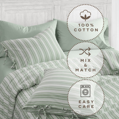 The Farmhouse by Rachel Ashwell Wide Ticking Stripe Duvet Cover Set