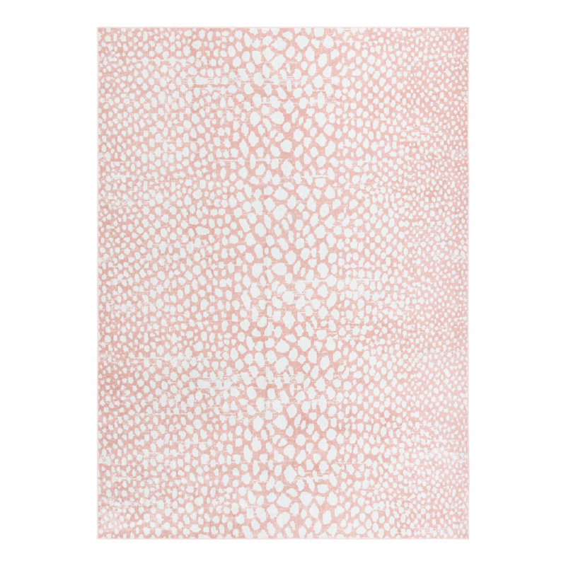 Tapis rose à motif animalier Langley Street®, Rectangle 9 pi x 12 pi
