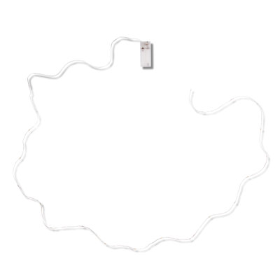 Bourget 20 - Bulb 98.5'' Battery Powered LED Rope String Light