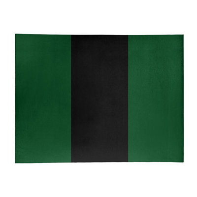 Tapis à rayures vert/noir