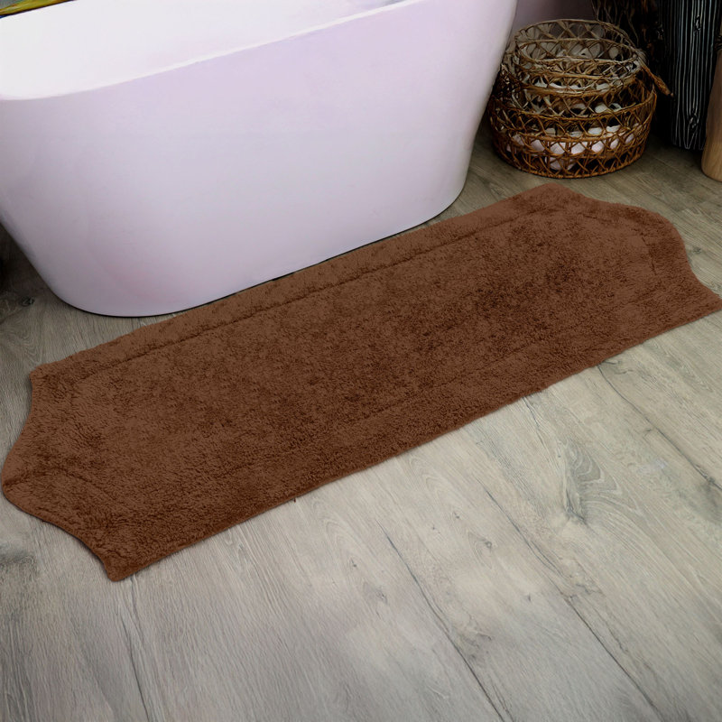 Tapis pour salle de bain Morissette, Chocolat, L 22 po x L 60 po