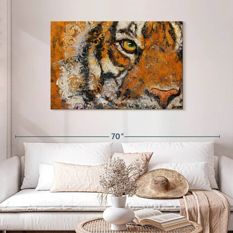 Brampt Royal Tiger Eye, 30" H x 45" W