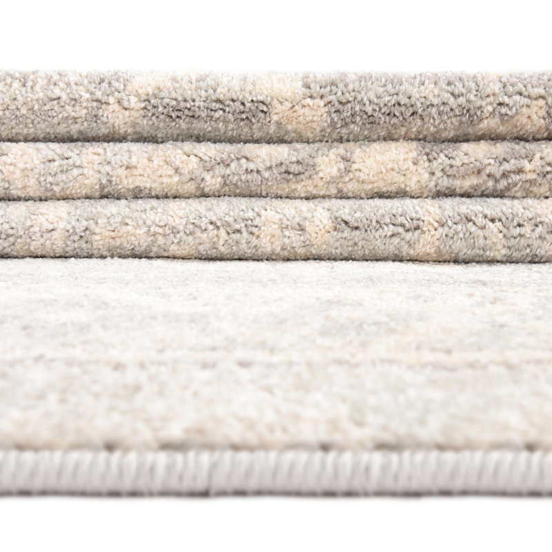 Tapis gris Gause, Rectangle 7 pi 10 po x 10 pi 2 po, Grey