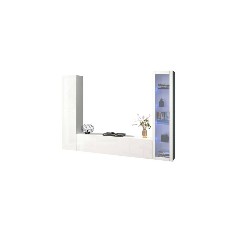 Casilde Rectangle Accent Cabinet, Glossy White