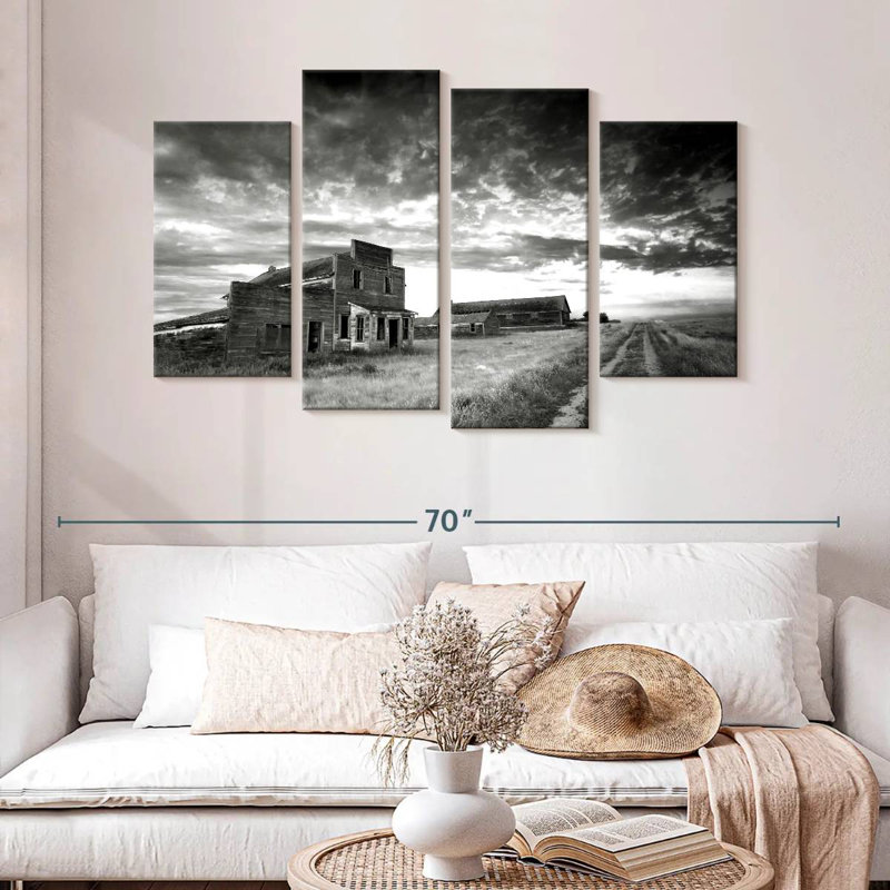 Hitzel Prairie Ghost Town, 32" H x 52" W