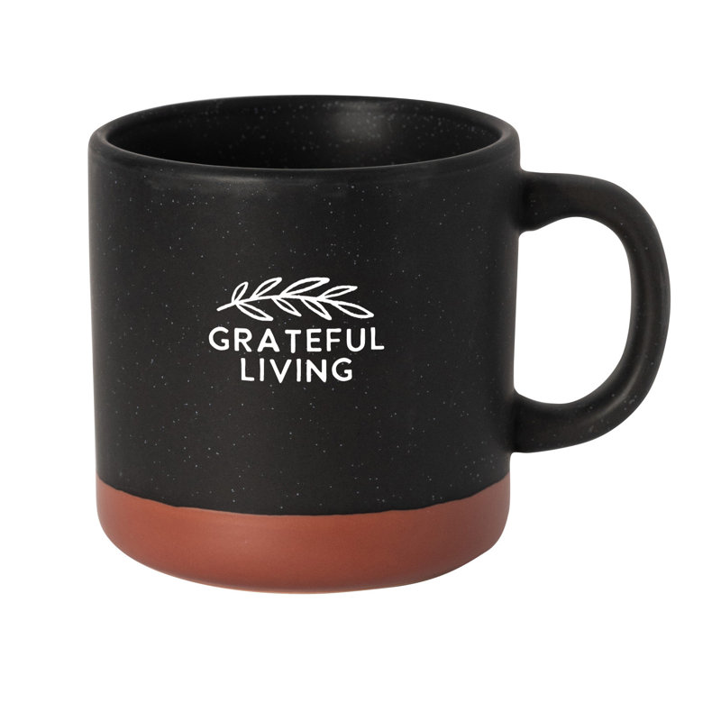 Grateful Living Designer Mug - Holds 14oz