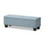 Banc de rangement rembourré en polyester Ahrens au fini bleu clair, H 17,32 po x l 52,17 po x P 16,73 po-196630282-210987866