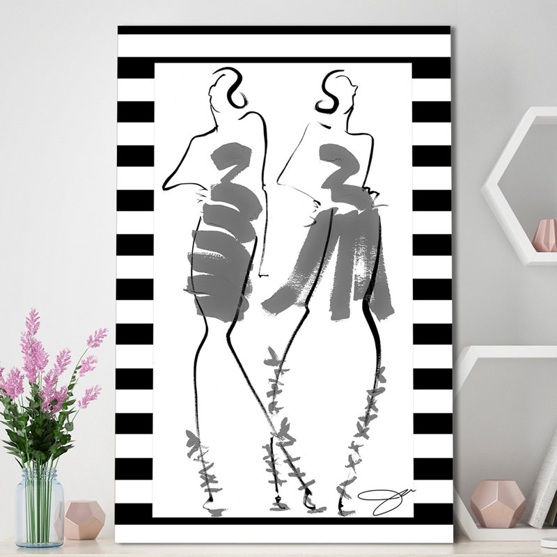 " Sisters ", Wrapped Canvas, 30" H x 18" W x 1" D
