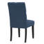 Chaise d'appoint rembourrée en lin capitonné Wren-263736402-197857313