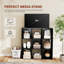 Bibliothèque à 9 cubes, tablette de rangement décorative-1855103210-1855103208