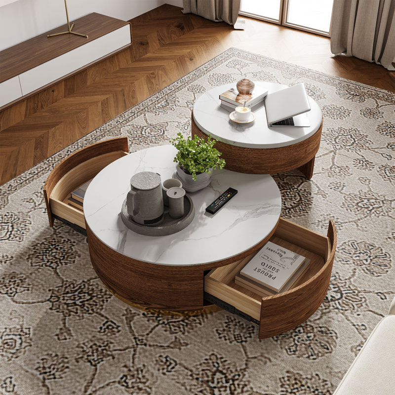 Table basse Amarpreet, Brun