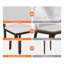 Ensemble de table de salle à manger de style campagnard rustique 74,8 po avec 6 chaises rembourrées (3 styles), structure en bois massif avec pieds décoratifs tournés, ensemble de salle à manger confortable pour 6 personnes, brun
