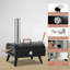 Four à pizza d'extérieur avec pierre 12 po Outsunny