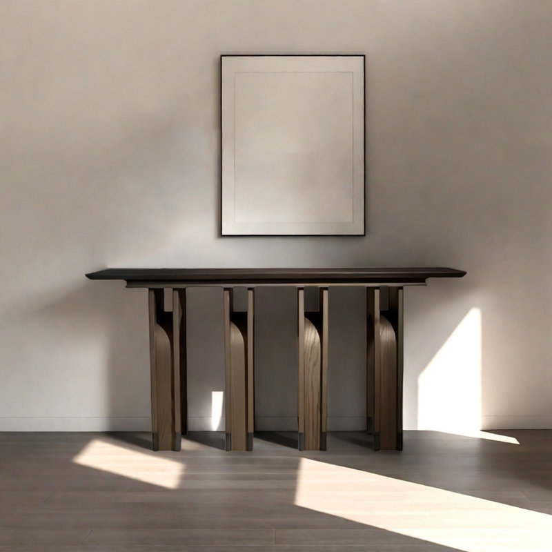 Console Retro Minimalist Elegant, H 31,5 po x l 55,12 po x P 15,75 po