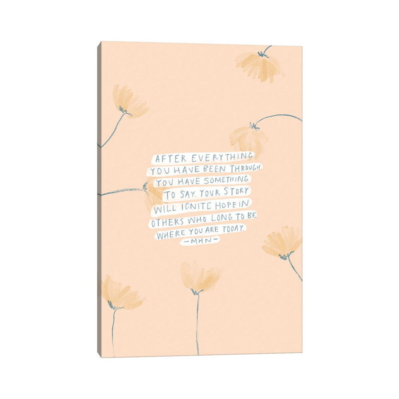After Everything That Happened by Morgan Harper Nichols - Wrapped Canvas Print, 20.32 cm H x 30.48 cm W