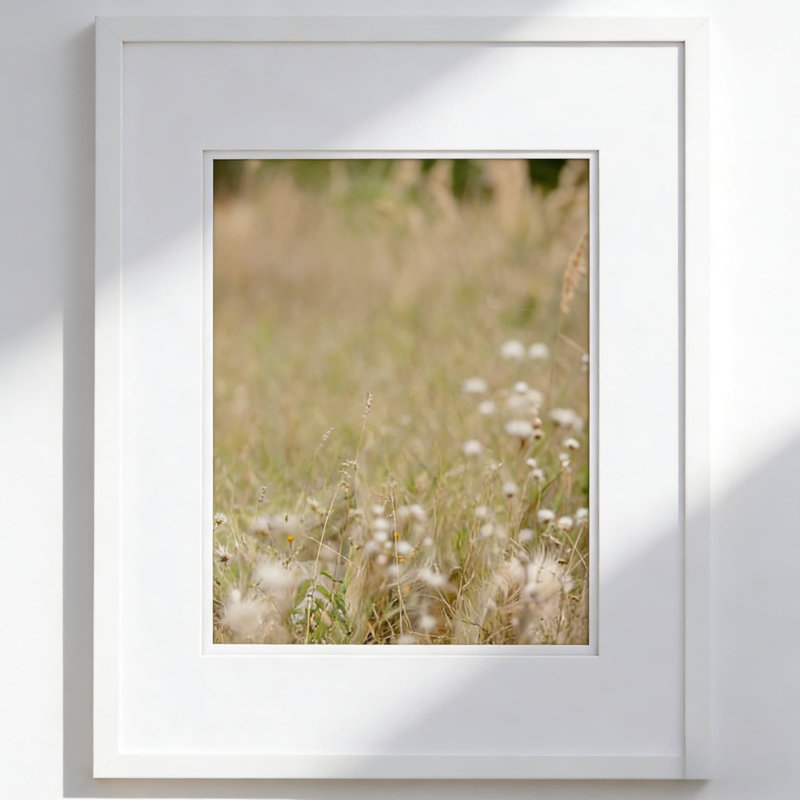 Cadre 16 po x 20 po avec passe-partout double pour photos 11 po x 14 po - Présentoir mural ou de table polyvalent
