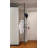 New style with trays Adjustable Laundry Pole Clothes Drying Rack Coat Hanger DIY Floor to Ceiling Tension Rod Storage Organizer for Indoor, Balcony - Black