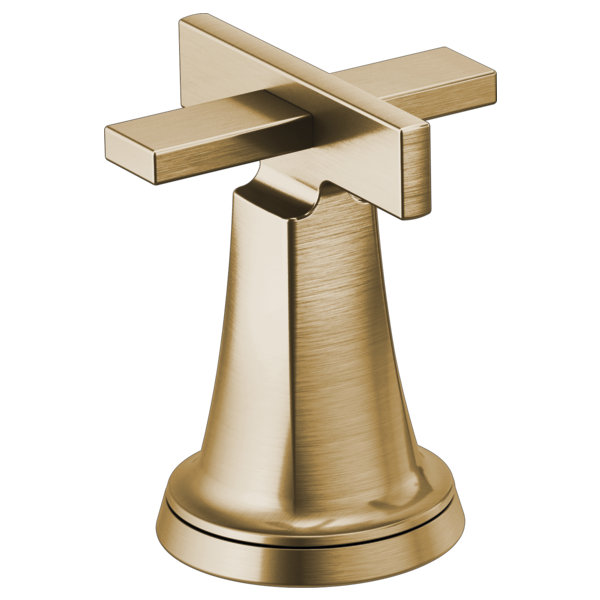 Levoir® Two-Handle Wall Mount Lavatory Faucet, Luxe Gold, High Cross Handle, 1.5
