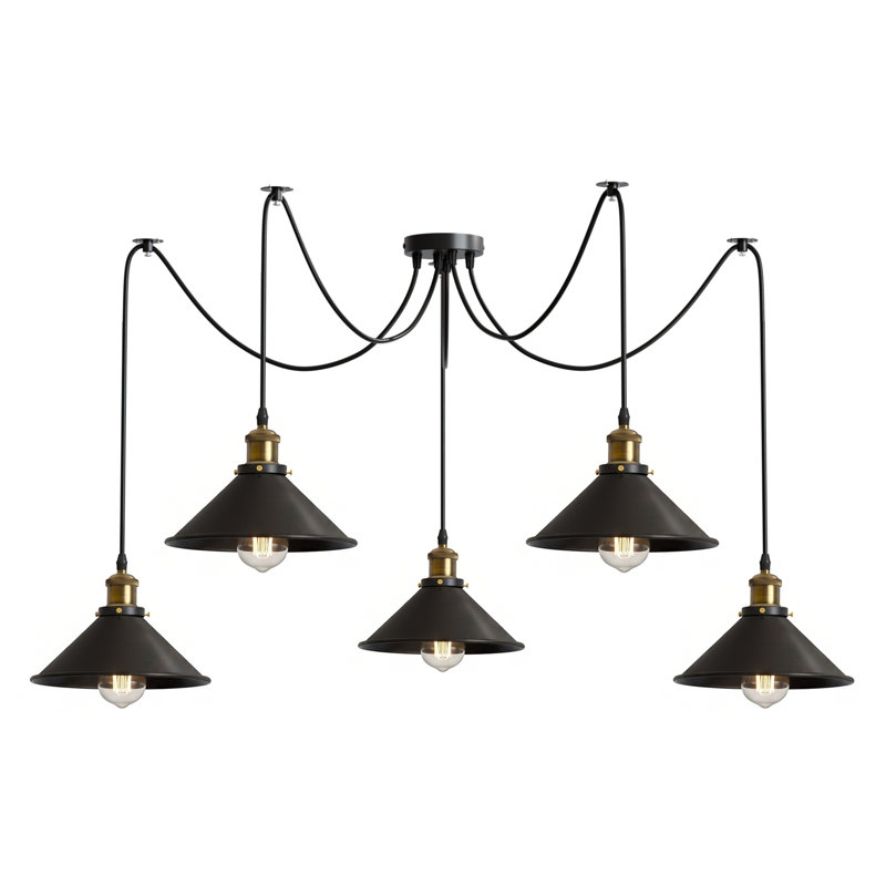 Rowell 5 - Light Pendant, Black