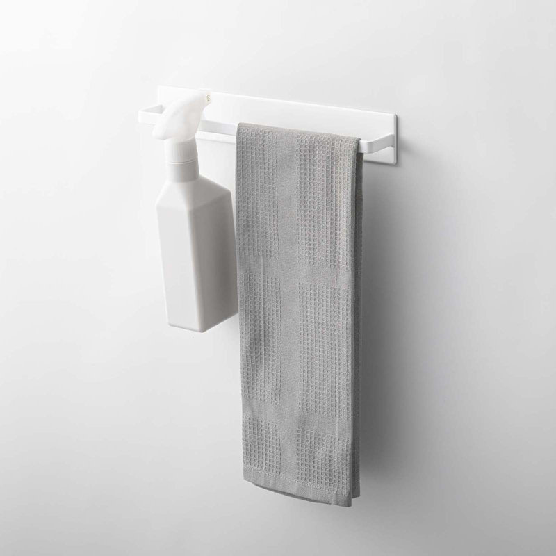 Porte-serviettes mural 11,02 po, Blanc