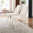 Modern Fabric Upholstered Dining Chairs Armless Side Chairs with Metal Frame For Kitchen Dining Room-1096978259