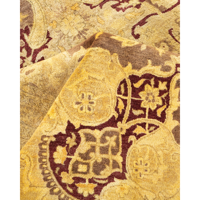Classic One-of-a-Kind 9' 2" X 11' 9" Hand Knotted Area Rug