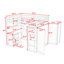 Lit mezzanine avec tiroirs Heathyr Kids-212095819-240337675