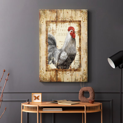 Farm Fresh Rooster -Gallery Wrapped Cavas
