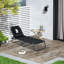 Méridienne de jardin inclinable Destiney
