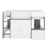Creative Cabin Bed Featuring a Fun Play Area and Ample Under-Bed Organization Space-603456774
