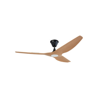 Haiku Coastal 3 - Blade Outdoor LED Smart Propeller Ceiling Fan with Remote Control and Light Kit Included