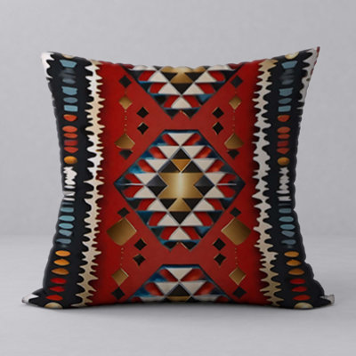 Geometric Reversible Throw Pillow
