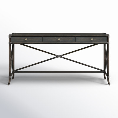 Retreat Pole Rattan Console