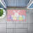 Happy Easter Bright Eggs Printed Outdoor Door Mat, design by Marcus Prime, 18"x30"