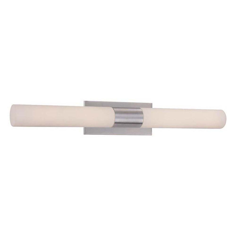 Elementum 1 - Light LED Bath Bar, 3000K, Brushed Nickel, 4.5" H x 22" W x 3.5" D