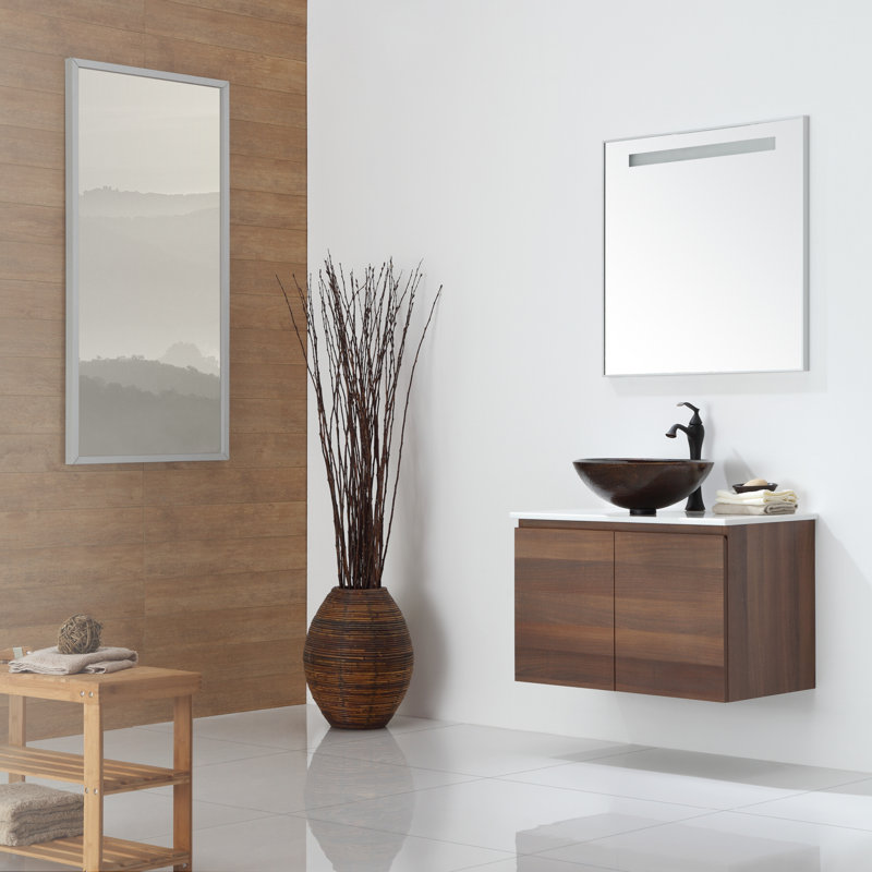 Copper Glass Circular Vessel Bathroom Sink